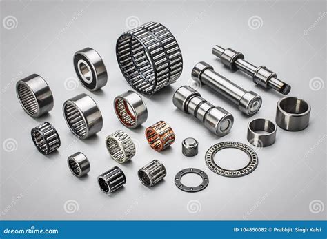 Different Types of Industrial Bearings Stock Photo - Image of spacers, metallic: 104850082