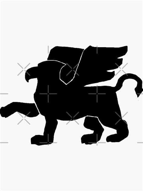 "Griffin Silhouette " Sticker by Bird-of-Fire | Redbubble