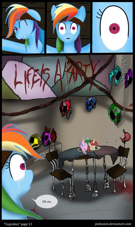 Pinkie Pie Cupcakes Creepypasta Comic