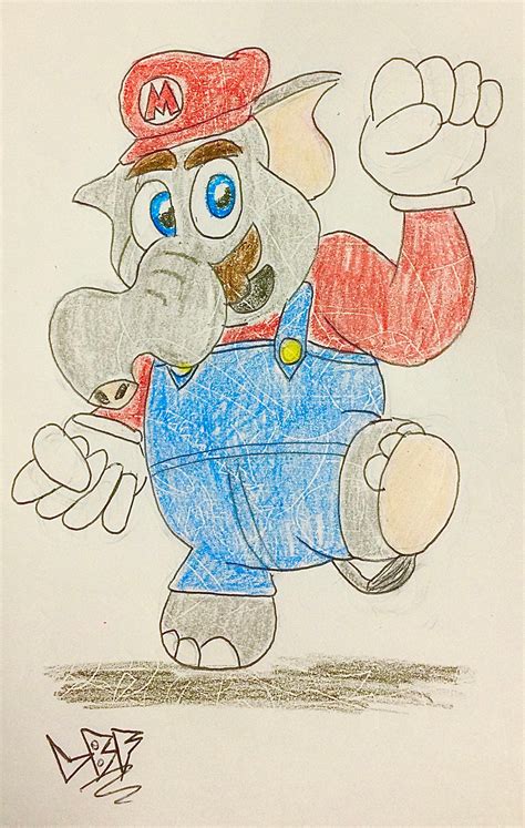 Elephant Mario! (Super Mario Bros. Wonder) by LarryBoyFanaticYT on ...