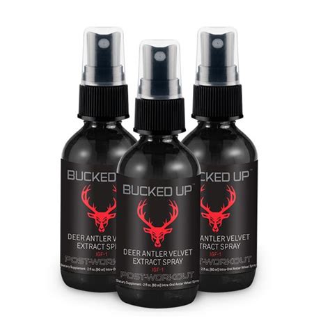 Deer Antler Velvet Spray - BuckedUp.com | Deer antler velvet, Deer antlers, Deer antler velvet ...