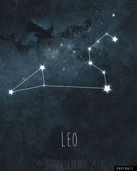 Leo Zodiac Constellation Drawing - img-omnom