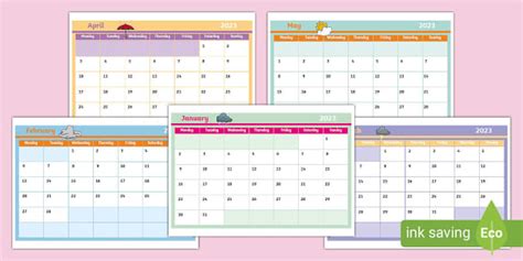 Editable 2023 Calendar - Printable Resources (teacher made)