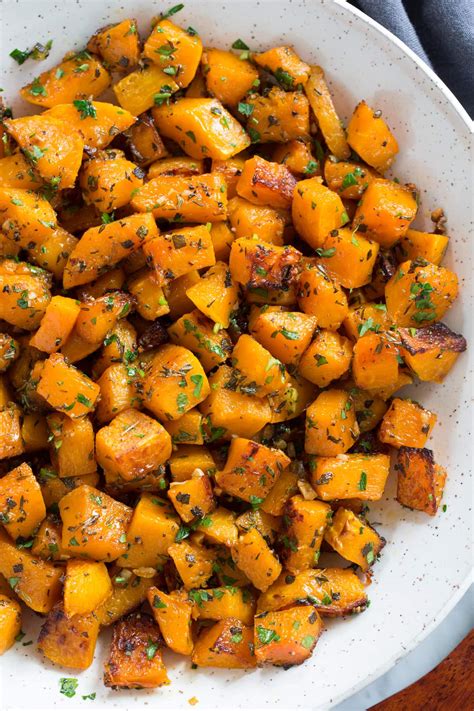 Roasted Butternut Squash {with Garlic and Herbs} - Cooking Classy