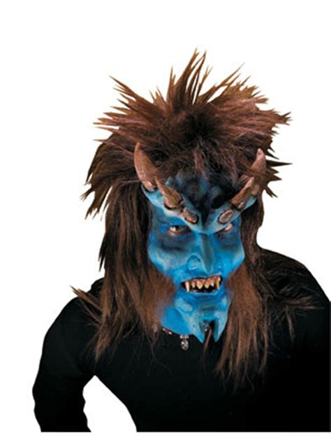 Reel FX Prosthetic Blue Devil Costume Facial Appliance