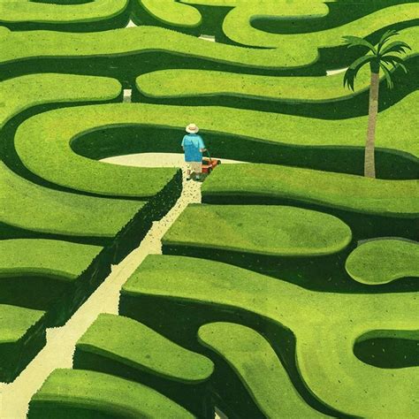 Emiliano Ponzi Illustration Example, Conceptual Illustration, Graphic Illustration, Fields In ...