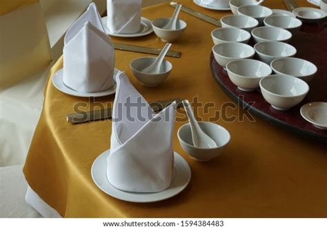 Dinning Chinese Food Table Setting Before Stock Photo (Edit Now) 1594384483