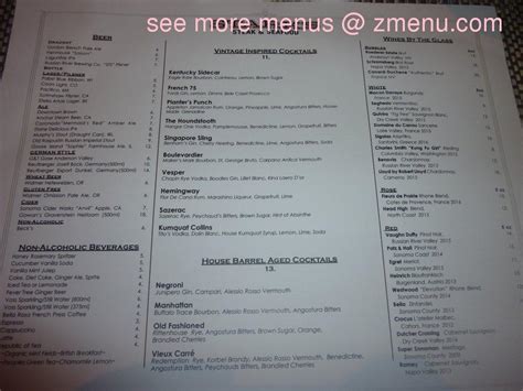 Online Menu of Starks Restaurant, Santa Rosa, California, 95401 - Zmenu