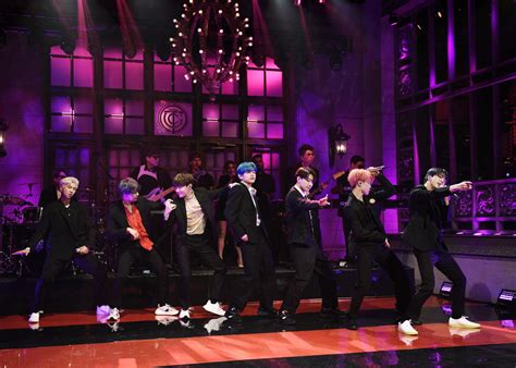 BTS Made Its "Saturday Night Live" Debut This Weekend; NBC Shares Photos & Videos