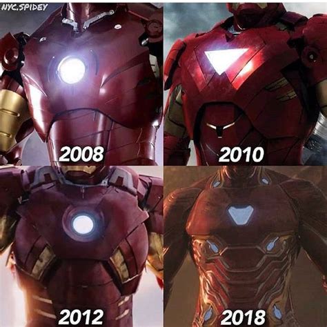 The evolution of Iron man suit #ironman #marvel #cosplayclass | Marvel ...