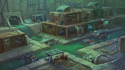 ArtStation - Sewer city 10, Paulina Sajniak | Building art, City, Sewer