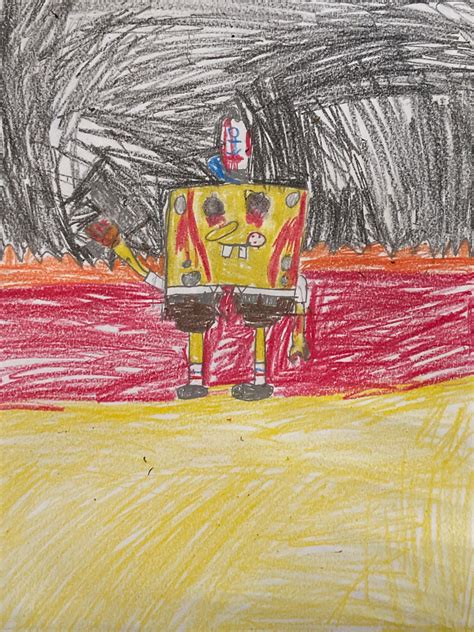 Spongebob(?) with a gun? by Bluepokemon06 on DeviantArt