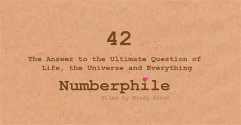 42 and Douglas Adams [video] | GrrlScientist | Science | theguardian.com