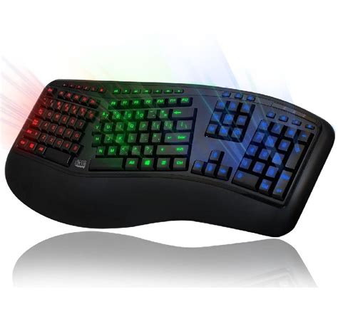 Adesso Tru Form 150 3 Colour Illuminated Keyboard | Seated