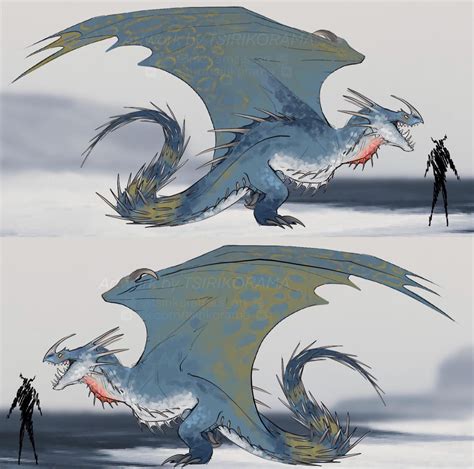 Sketches of semi-realistic HTTYD dragons, or how I’d like them to be in the upcoming live-action ...