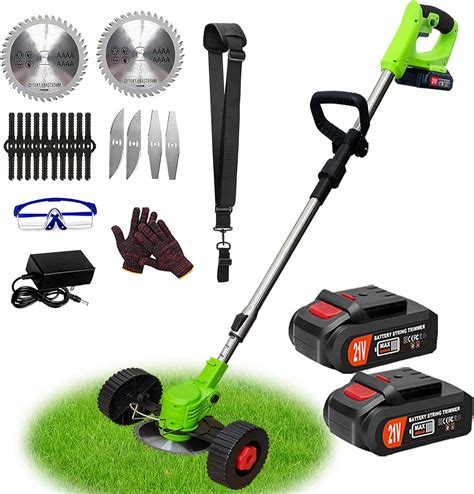 Amazon.com: Electric Weed Wacker Cordless Brush Cutter, 4-in-1 Battery Powered Weed Eater Grass ...