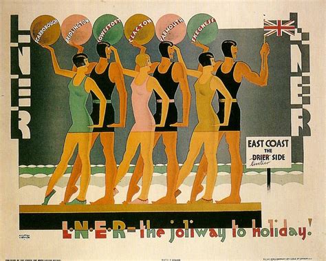 LNER poster by Austin Cooper c1935 - Flashbak | Art deco graphic design, Vintage travel posters ...