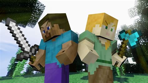 Alex VS Steve - The Minecraft Movie - YouTube