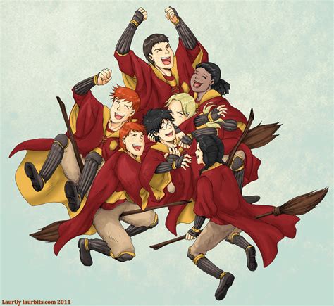 Gryffindor Quidditch Victory by laurbits on DeviantArt