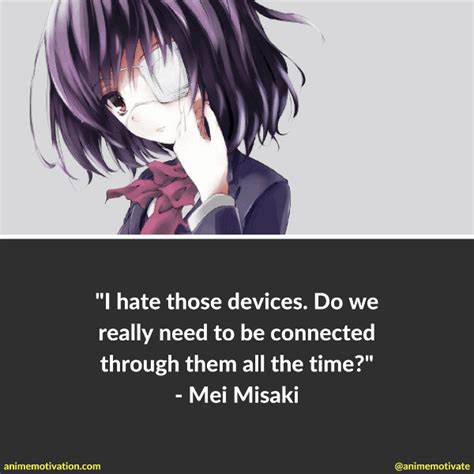 8 Of The Greatest Another Anime Quotes That Will Make You Wonder