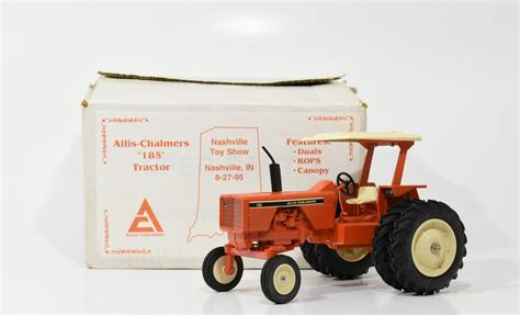 1/16 Allis Chalmers 185 Tractor With Canopy & Duals, Nashville Toy Show 1995 - Daltons Farm Toys