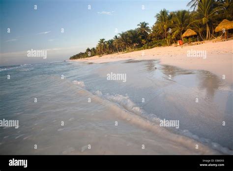 Tulum Beach, Mexican Caribbean, Riviera maya, México Stock Photo - Alamy