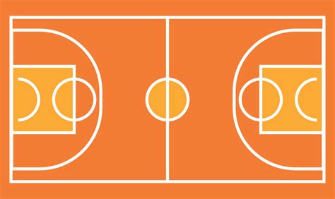 basketball court vector design 13750302 Vector Art at Vecteezy