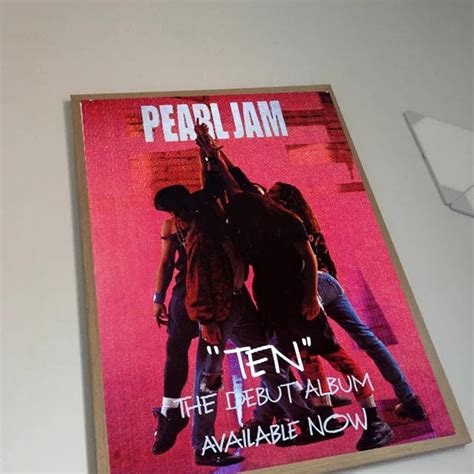 Pearl Jam Ten Album Poster Music Print - Etsy