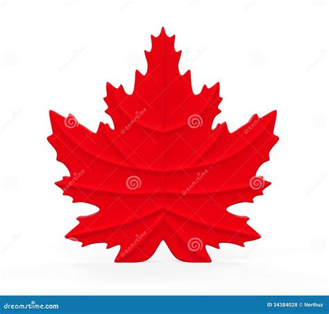 Maple Leaf Symbol stock illustration. Illustration of america - 34384028