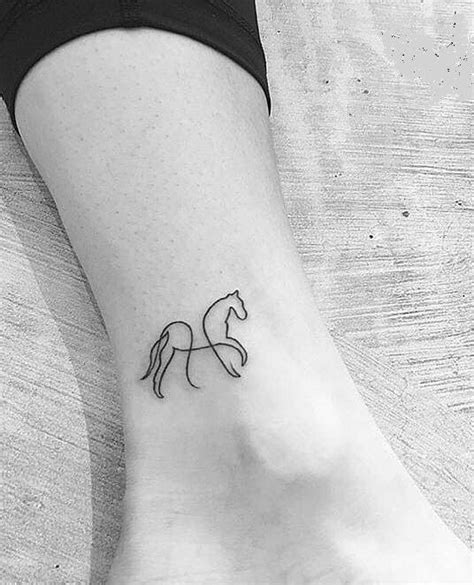 Simple Nice Horse tattoo | Horse tattoo, Cowgirl tattoos, Small horse ...