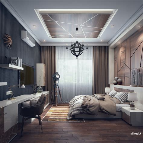 Master Bedroom Interior, Modern Bedroom Design, Bedroom Furniture Design, Bedroom Layouts, Home ...