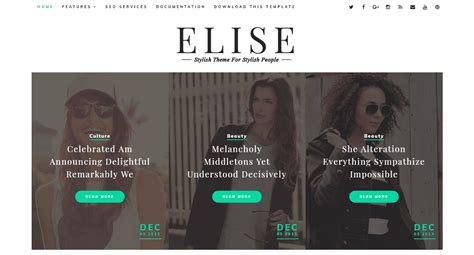 Theme Way2themes Download Elise Clean Blogger Blogspot Template Gratis Premium Seo Friendly ...