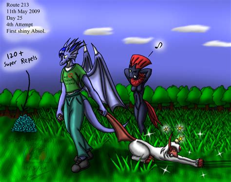 My First Shiny Absol..... by Snowfyre on DeviantArt