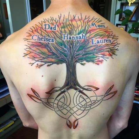 Family Tree Tattoos for Men - Ideas and Inspiration for Guys