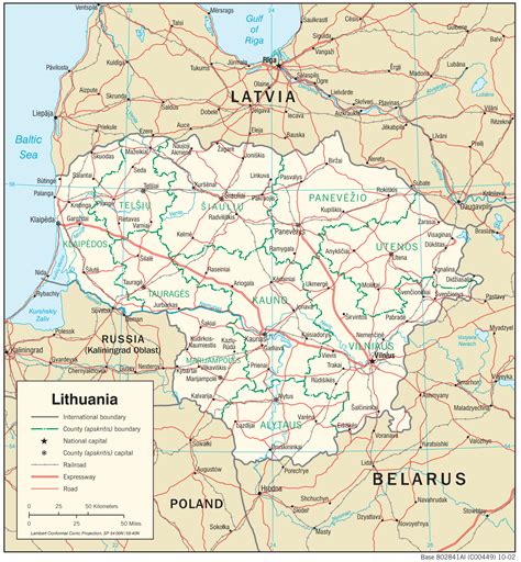 Litauen Karte Europa - Lithuania On Map Of Europe_ | United States Map ...