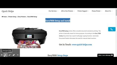 HP Envy 7858 First Time Printer Setup|Driver Download( New 2020 User Guide ) - YouTube