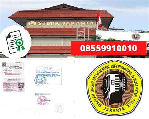 Jasa Legalisir Ijazah STMIK Jakarta STI&K Di Kemenristek Dikti ...