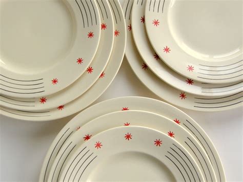 Art Deco Burleigh Ware Dinnerware: Burgess by SusabellaBrownstein