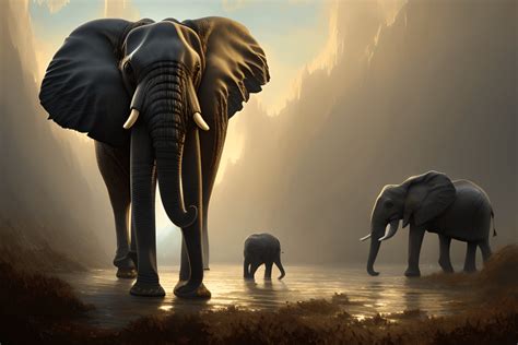 Greg Rutkowski's Majestic Elephant 8k Resolution Dark Fantasy Concept ...