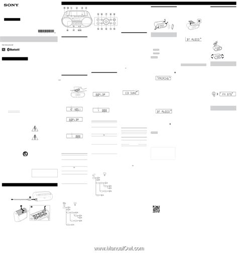 Sony ZS-RS60BT | Operating Instructions