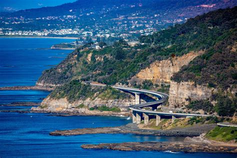 Sea Cliff Bridge from Stanwell Tops New South Wales, Australia