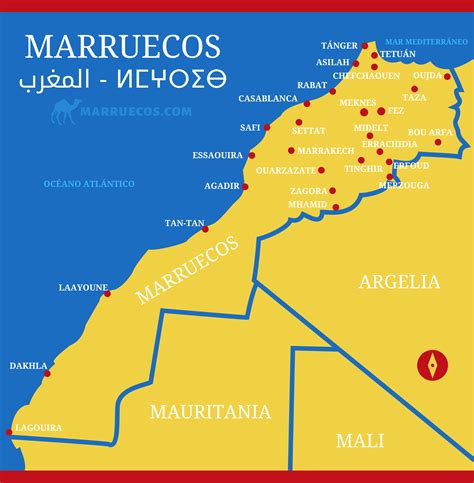 es bonito objetivo orquesta mapa del norte de marruecos dieta A pie ...