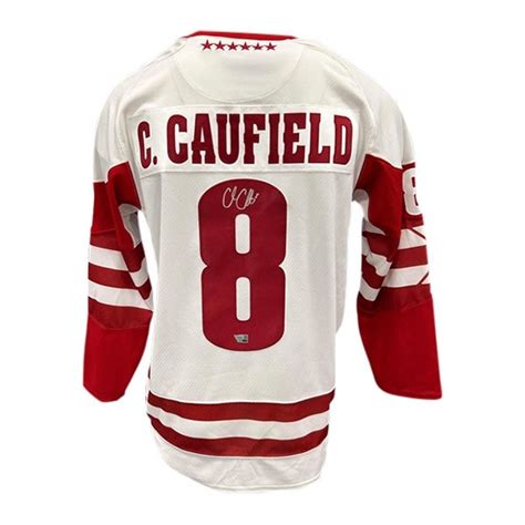 Cole Caufield Autographed Wisconsin Badgers Jersey - Razilia