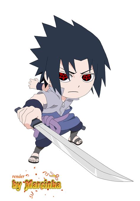 sasuke chibi | Render Chibi Sasuke Eternal Mangekyou by Marcinha20 | Pin stuff | Pinterest ...