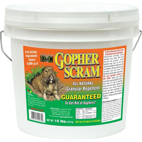 10 lbs. Granular Gopher Repellent Bucket 13010 - The Home Depot