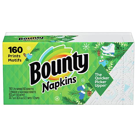 Bounty Napkins Signature Prints | Napkins & Table Covers | Foodtown