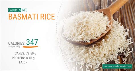 Basmati Rice Calories and Nutrition (100g)