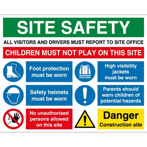 Construction Site Safety Signs - from Key Signs UK