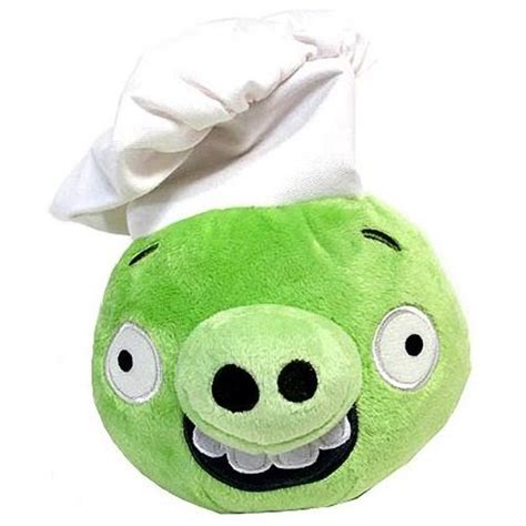 Angry bird toy: best buy Angry Birds Pigs 6 Inch MINI Plush Figure Pig with CHEF Hat on sale