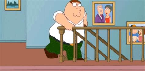 Peter Griffin Stairs Gif